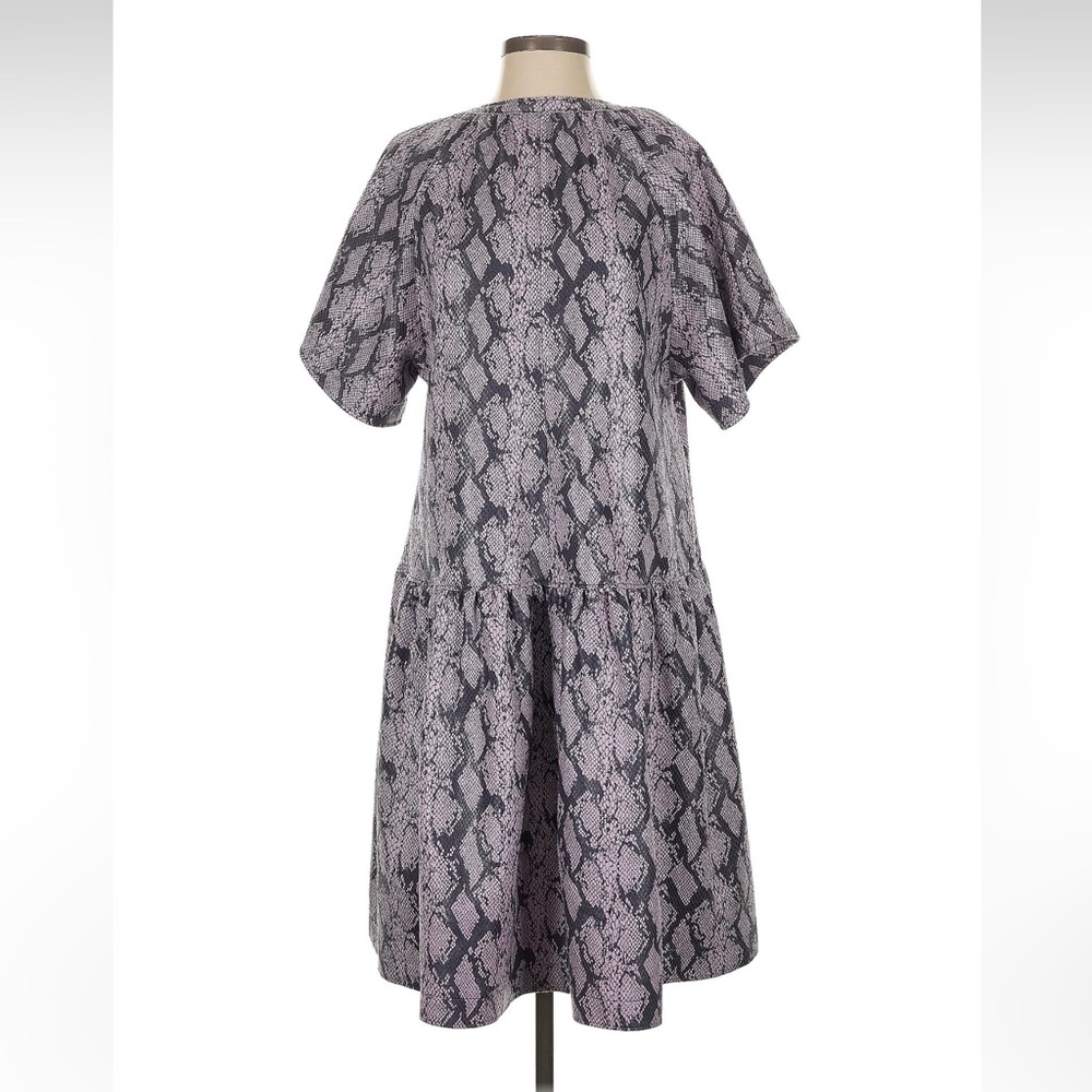 NWT Stand Studio Gray Snake Print casual Dress size EU (36-38) US size 4-6